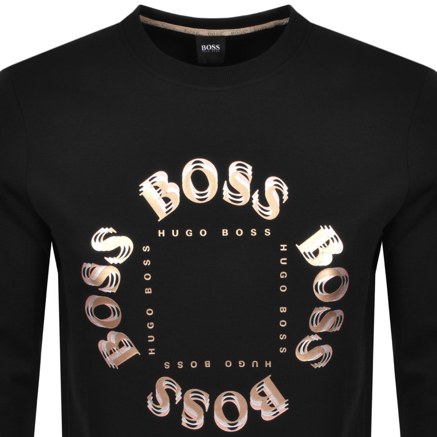 Alternative Image for ProductBOSS Athleisure Salbo Circle Sweatshirt Black2